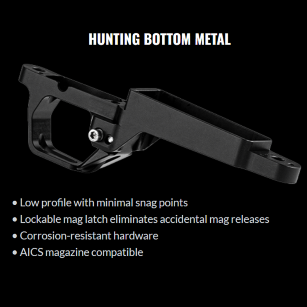 MDT Chassis - CRBN Hunter Kit - Remington700 - SA - RH - Fixed - ARCA