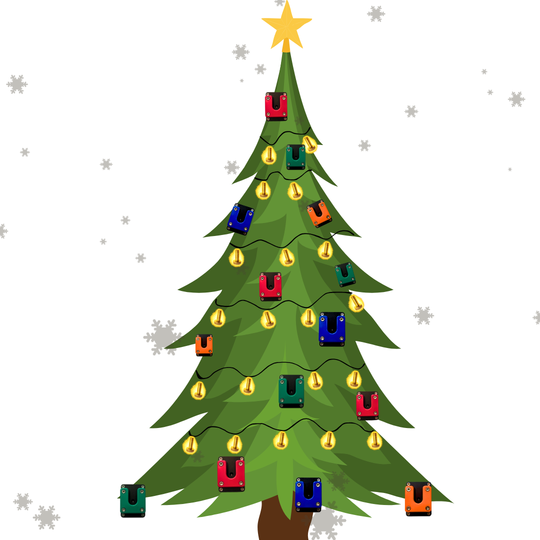 OBi LINK SYSTEM -- COLORED CLAMP LOCKS X-MAS SPECIAL